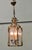 French Rococo Style Gothic Look Lantern Hall Light A superb quality heavy brass lantern, the light has 5 arched clear...