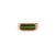 Contemporary 2.19 Carat Certified Green Tourmaline Baguette Ring in 18k Solid Gold Size 6 For Sale - Image 3 of 15