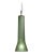 Tempo Flare Frosted Pendant Light from the Flashlight Collection in Emerald For Sale - Image 4 of 4