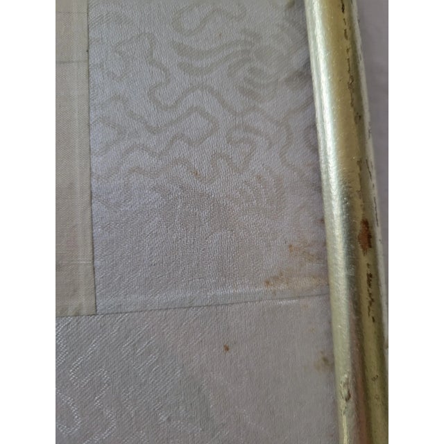 Cream SIgned Vintage Framed Chinese Silk Watercolor Painting of Ducks For Sale - Image 8 of 9