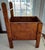 Wood Early American Primitive Antique Wooden Quilt/Blanket Box Chest For Sale - Image 7 of 10