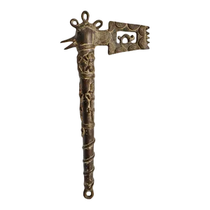 Vintage Bronze Rooster Volta Medicine Tool