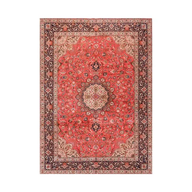 1960s Persian Tabriz Masterpiece Rug 8’2″ X 11’4″ For Sale In Dallas - Image 6 of 7