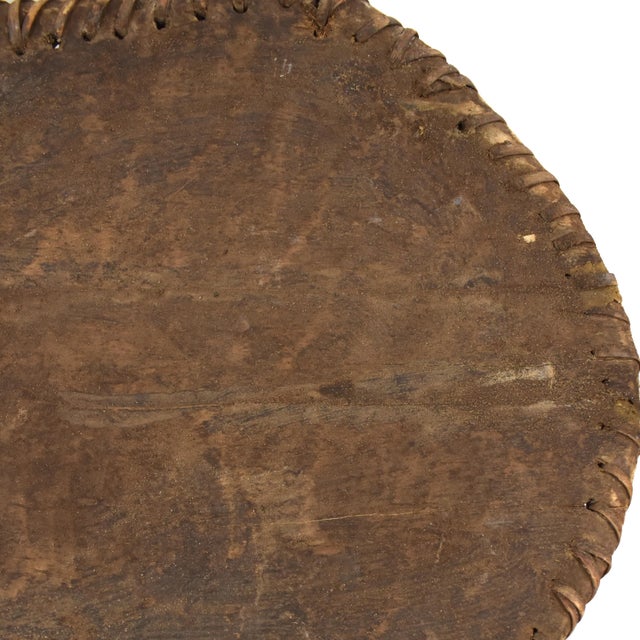 Wood Early 20th Century Songye Shield with Kifwebe Mask Icon For Sale - Image 7 of 7