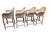 White Late 20th Century Split Reed Rattan Bamboo Counter Bar Stool Chairs Henry Link For Sale - Image 8 of 18