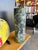 Mid-Century Modern Vintage Murano Scavo Corroso Glass Cylinder Vase Acid Green and Yellow For Sale - Image 3 of 15