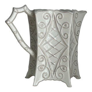 1990s Juliska Jardin Du Monde Pitcher For Sale
