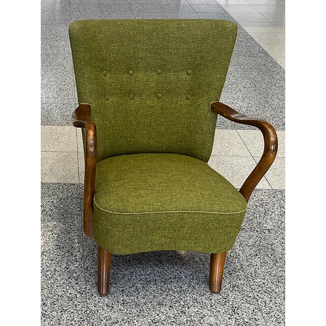 Alfred Christensen Lounge Chairs for Slagelse Møbelværk - A Pair For Sale In New York - Image 6 of 15