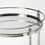 Modern Crosby 19 in. W Round Mirrored and Metal Side Table For Sale - Image 3 of 5
