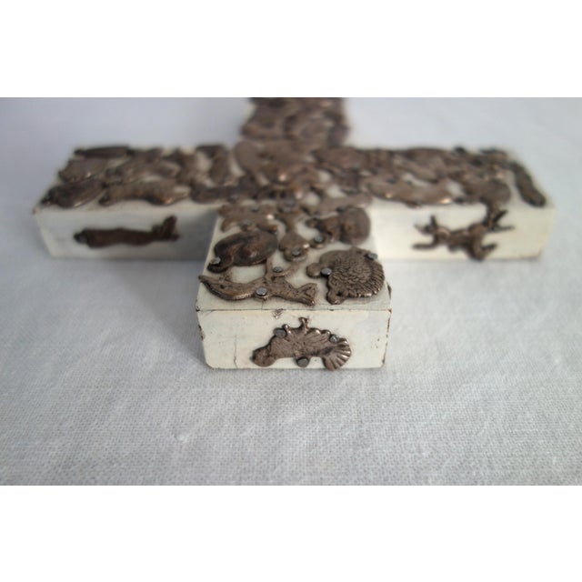 Folk Art Cross by Estela Ogazon, Mexico For Sale - Image 4 of 11