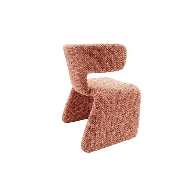 Euforia Dining Chair in Orange by Moanne For Sale - Image 4 of 7