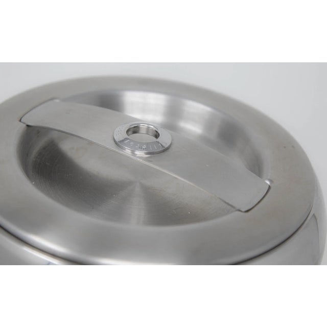 Mid-Century Modern Villeroy and Boch Bogart Chrome Ice Bucket With Liner and Lid For Sale - Image 3 of 11