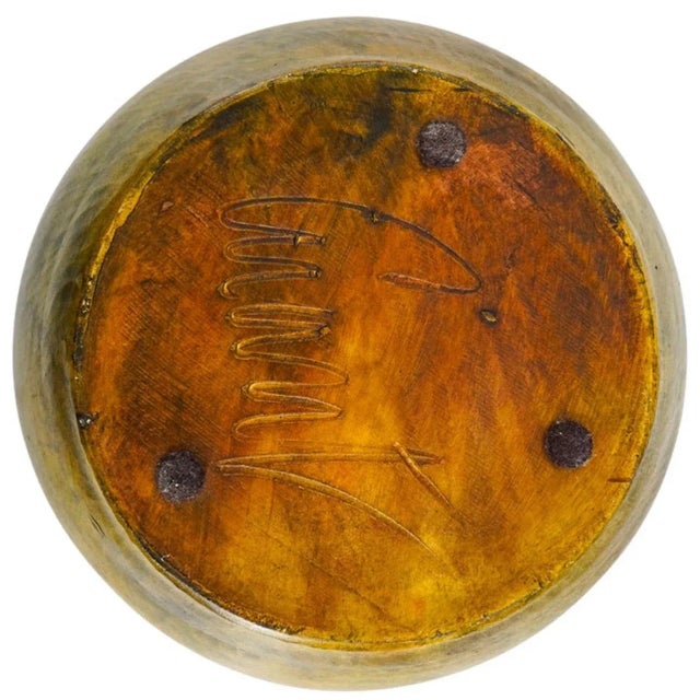 1970s Signed Amy Grant Ceramic Lidded Pot For Sale In Miami - Image 6 of 7