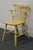 American Ethan Allen Heirloom Maple Colonial Early American Comb Back Mate's Chair 14-6040 - 411 Daffodil Finish For Sale - Image 3 of 10
