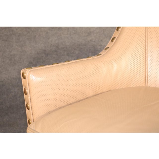 Mid 20th Century Rolling Armchairs - 4 Pieces For Sale - Image 4 of 10