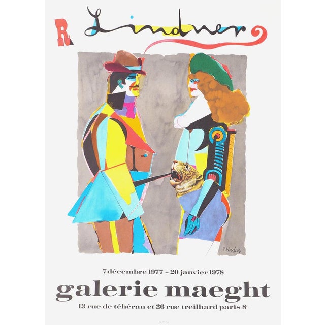 Richard Lindner, Couple avec un tigre, Lithograph For Sale - Image 10 of 10