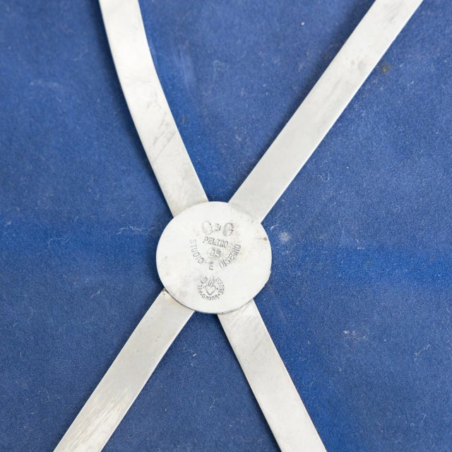 Wall Mirror in Shaped Aluminum Sheet from Bottega Gadda, 1960s For Sale - Image 15 of 16