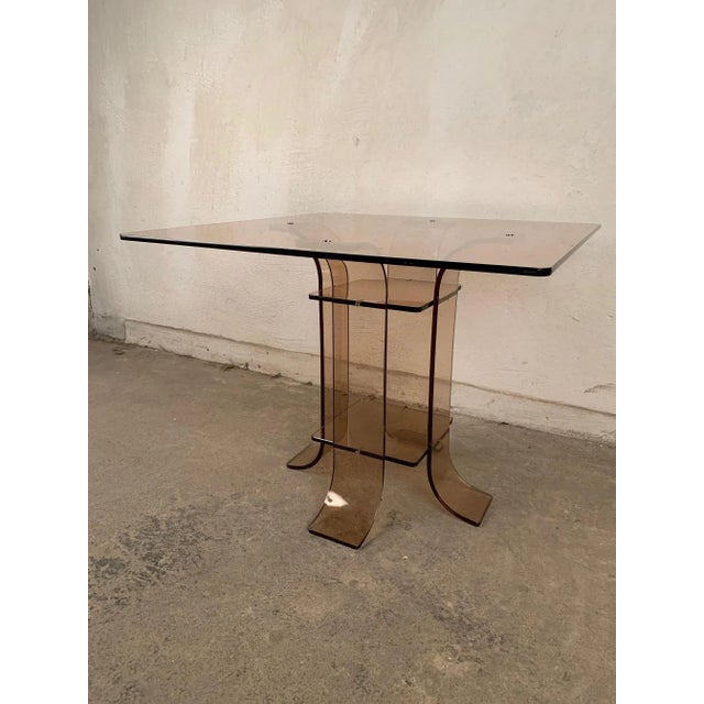 1960s French Acrylic Glass Coffee Table, 1960s For Sale - Image 5 of 7