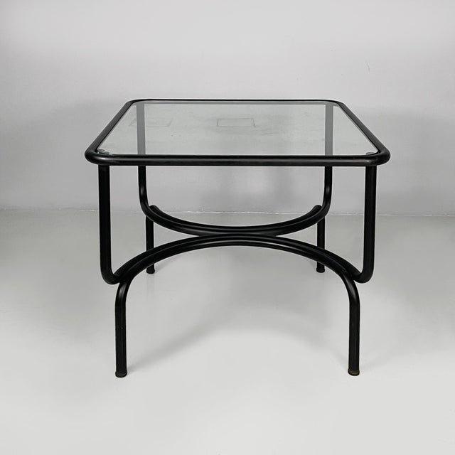 Italian Modern Black Locus Solus Dining Table attributed to Gae Aulenti for Poltronova, 1960 For Sale - Image 3 of 18