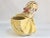 Gold 1950s 24k Gold Girl Vase Planter For Sale - Image 8 of 8