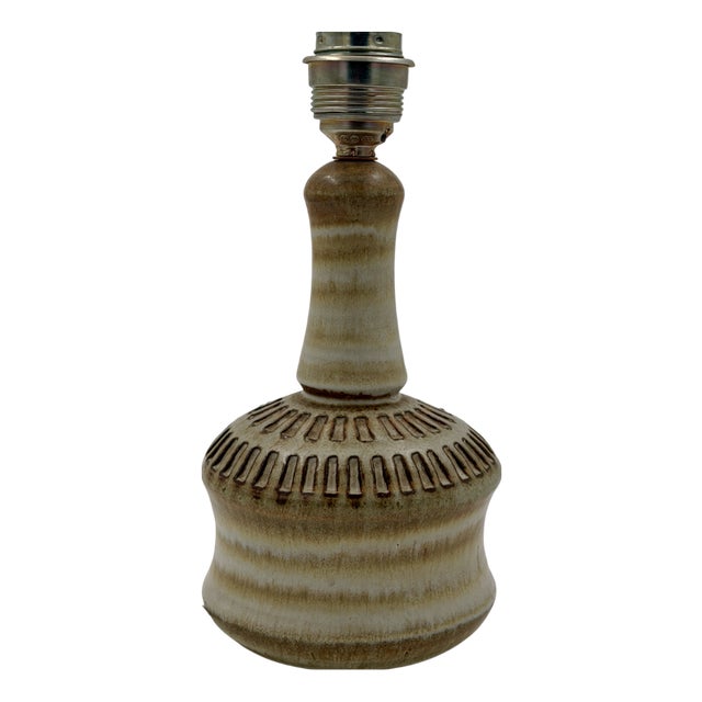 Mid-Century Modern Danish Stoneware Table Lamp by Joseph Simon for Søholm, 1960s For Sale