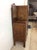 1940s Antique Oak Side by Side Armoire With Mirror For Sale - Image 5 of 12