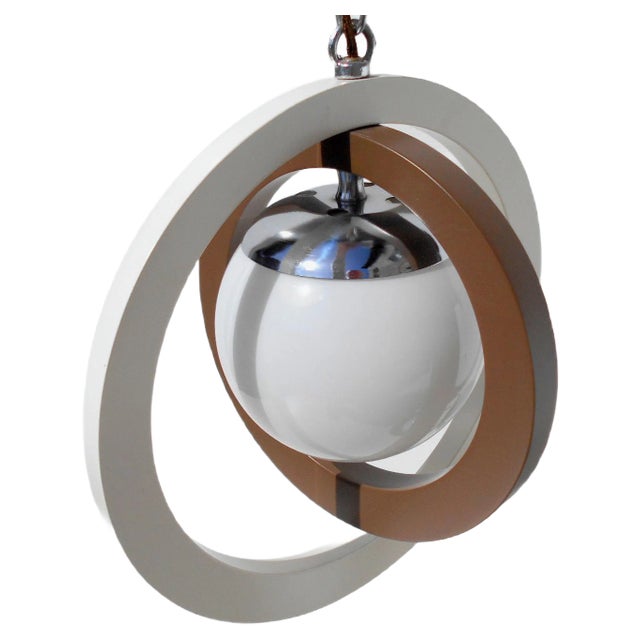 Space Age Italian Pendant Lamps, 1960s, Set of 2 For Sale