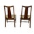 Brown Set of 6 Sculptural Mid-Century Cane-Back Dining Chairs, Walnut For Sale - Image 8 of 18