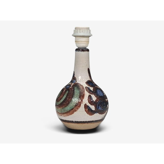 1960s 1960s Mid-Century Modern Noomi Backhausen, Table Lamp, Colorful Glazed Stoneware For Sale - Image 5 of 11