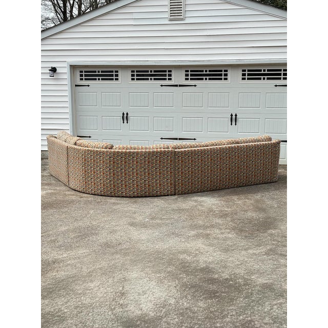 Vintage Thayer Coggin Postmodern Wraparound Sectional For Sale - Image 9 of 18