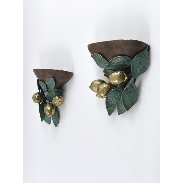 Mid-Century Brass Lemon Sconces by Hans Möller, 1970s, Set of 2 For Sale - Image 10 of 18