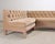 Camel Bespoke Tufted Velvet 4-Piece Banquette Sectional Sofa 12 Ft For Sale - Image 8 of 18