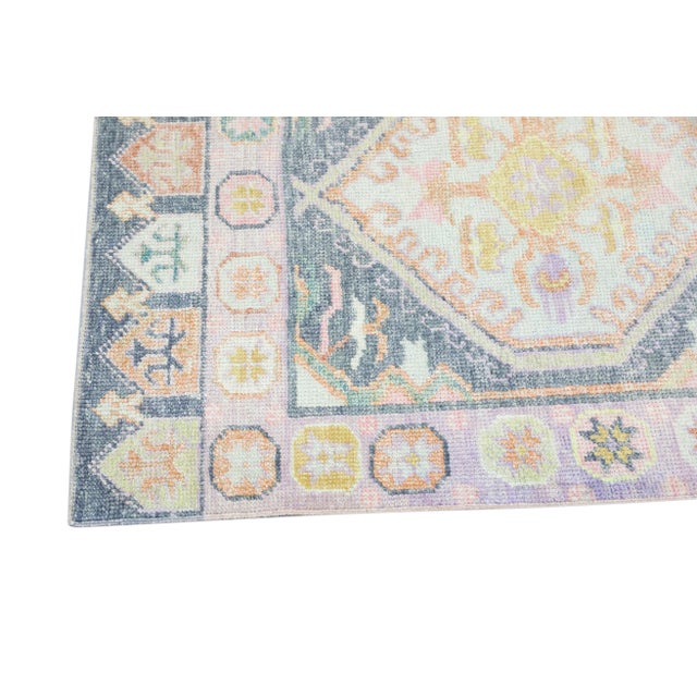 Early 21st Century Modern Turkish Oushak Rug 3' x 6'7" For Sale - Image 5 of 9