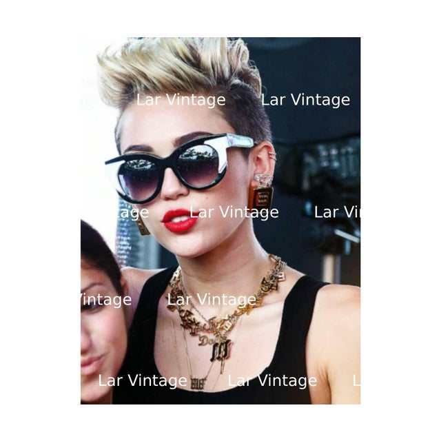 Chanel Rare Vintage Gold Plated CC Letter Long Necklace As Seen on Miley Cyrus *Marked Chanel *Made in France *Comes with...