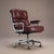 2020s Eames Time Life Executive Chair in Original Bordeaux Leather by Herman Miller For Sale - Image 5 of 12