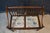 Vintage American Country Farmhouse Mahogany Settee Bench Needlepoint Seat For Sale - Image 6 of 17