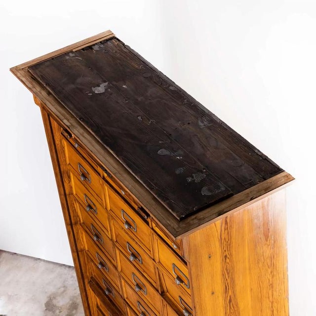 Vintage Tambour Front Drawer Cabinet from Stolzenberg, 1940s For Sale - Image 6 of 15