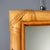 Vintage Mirror with Bamboo Wicker Frame, Italy, 1980s For Sale - Image 3 of 6