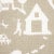 Mid-Century Modern Sample - Schumacher Farm Scene Fabric in Neutral For Sale - Image 3 of 5