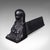 Mid 19th Century Pair of Antique Figural Fireplace Chenets, French, Great Exhibition, Victorian For Sale - Image 5 of 9