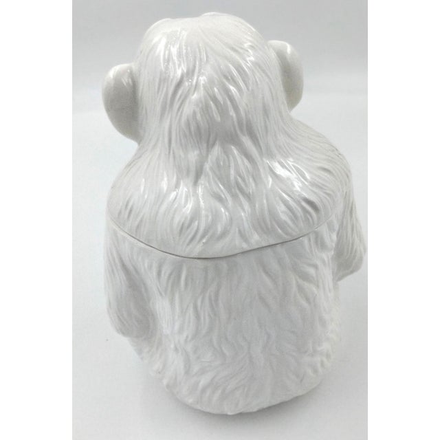 1970s Monkey Business, Fitz & Floyd, Discontinued, Figural Cookie Jar & Lid For Sale In Dallas - Image 6 of 8