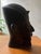 Beautiful Vintage Egyptian Busts Handcarved Stone Bookends Pair For Sale - Image 10 of 12