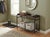 Natural Wood Dark Brown Minimalistic Slim Legs Console Foyer Side Table For Sale In San Francisco - Image 6 of 14