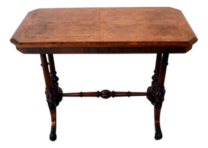 Antique Victorian Writing Table in Walnut, 1880s