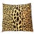 Leopard Print Pillow With New Insert For Sale