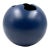 Modern Blue Spherical Ceramic Vase, Italy 1970 For Sale
