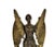 Art Deco Late 20th Century Bombay Company Angel Gloria Figurine Harvest Goddess Metal Wall Mount For Sale - Image 3 of 8