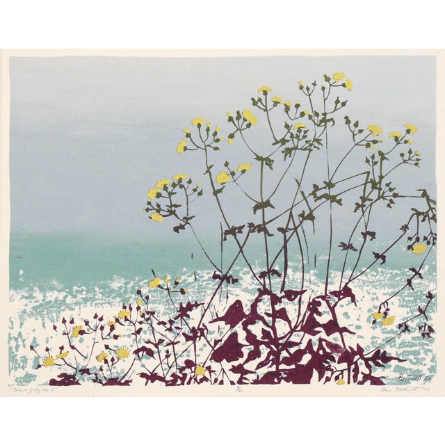 Titled in lower left corner ("Coast July No. 2") Numbered lower center ("9/23") Signed and dated twice in lower right,...