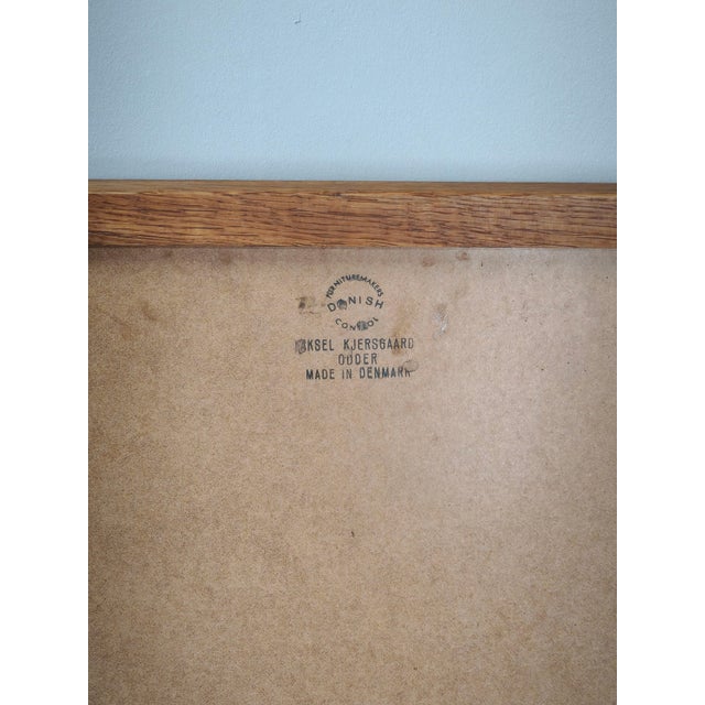 Wood Danish No. 146 Oak Wall Mirror by Aksel Kjersgaard For Sale - Image 7 of 10
