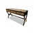 Asian Style Cross Legs Rattan Top 3 Drawers Console Table For Sale - Image 4 of 6